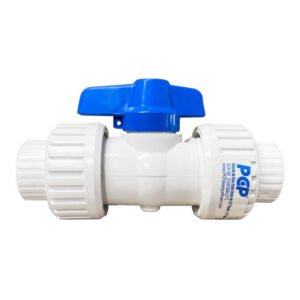 válvula esférica pvc doble universal pesado roscado | pcp